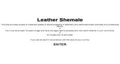 Desktop Screenshot of leathershemale.com